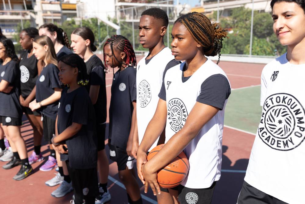 Antetokounmpo Academy athletes